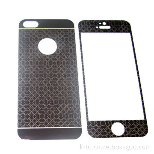 Tempered glass screen protector for iPhone5/5c/s with 3D printing
